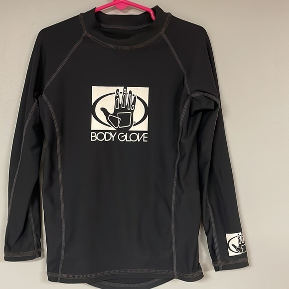 Black Body Glove swim shirt, 6, UVP 50 Sun Guard, long sleeve, Boy or Girl - Picture 1 of 7